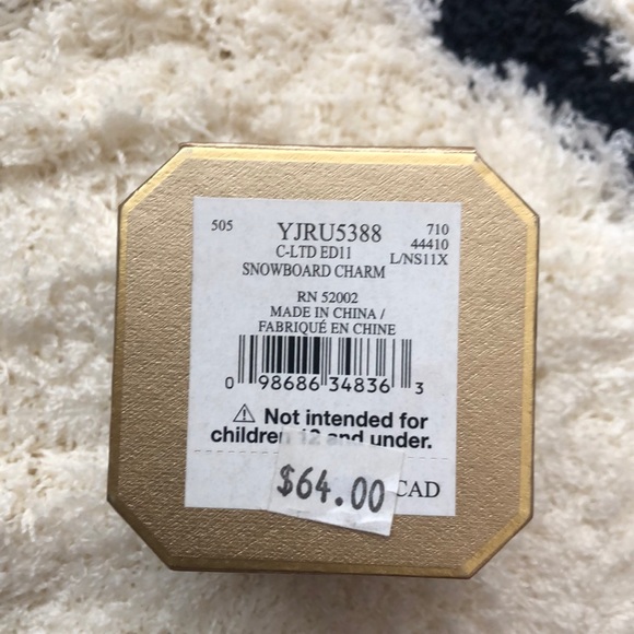 🆕 NIB Juicy Couture snowboard charm - Picture 4 of 4